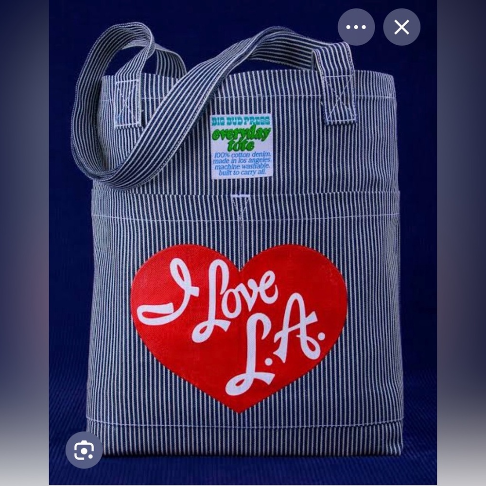 NWT Big Bud Press “I love LA” tote bag - Picture 2 of 3